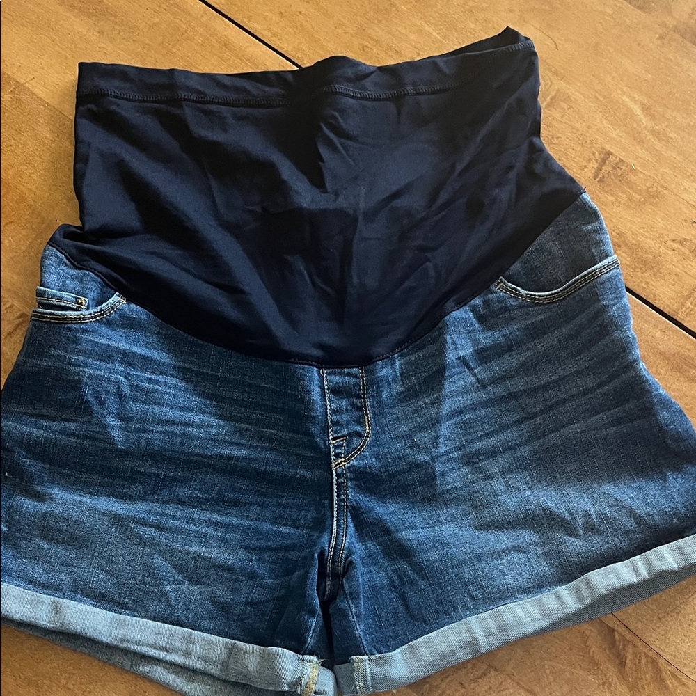 Maternity Denim Shorts